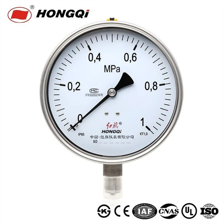 150mm Stainless Steel Anti-vibration Liquid Filled Pressure Gauge