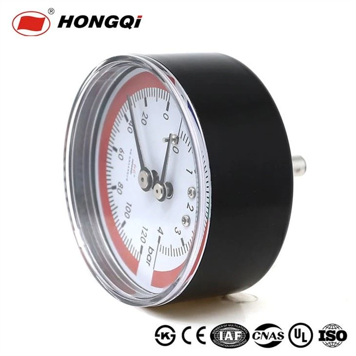 Gauge tal-Pressjoni tat-Temperatura tal-Immuntar Assjali 63mm