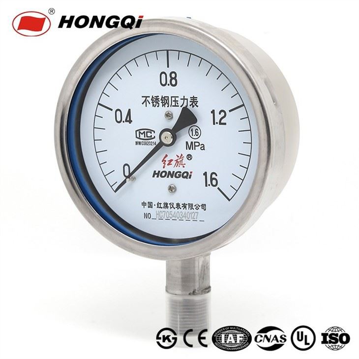 Full Stainless Steel Liquid Filled Pressure Gauge