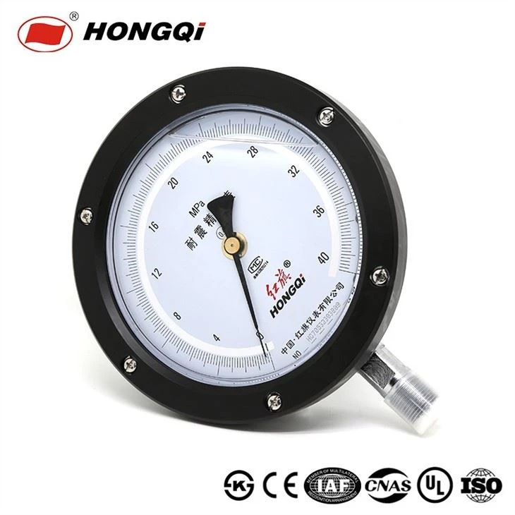 Shake-Proof High Precision Pressure Gauge Oil Filled Seismic Pressure Meter