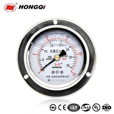 Stainless Steel Back Mount Bil Flanġ Pressjoni Gauge