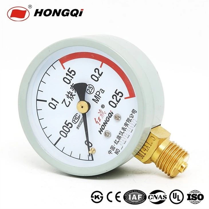 YY-60 High Precision Acetylene Pressure Gauge